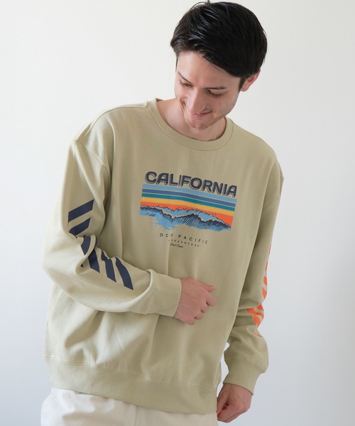 Ocean Pacific(オーシャンパシフィック)の「【OP:オーピー】ロゴプリント裏起毛クルースウェット / トレーナー ユニセックス(スウェット・メンズ・ベージュ/ネイビー/オフホワイト/ヘザーグレー・MEDIUM/LARGE/X-LARGE)」の22枚目の写真