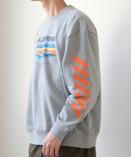 Ocean Pacific(オーシャンパシフィック)の「【OP:オーピー】ロゴプリント裏起毛クルースウェット / トレーナー ユニセックス(スウェット・メンズ・ベージュ/ネイビー/オフホワイト/ヘザーグレー・MEDIUM/LARGE/X-LARGE)」の17枚目の写真