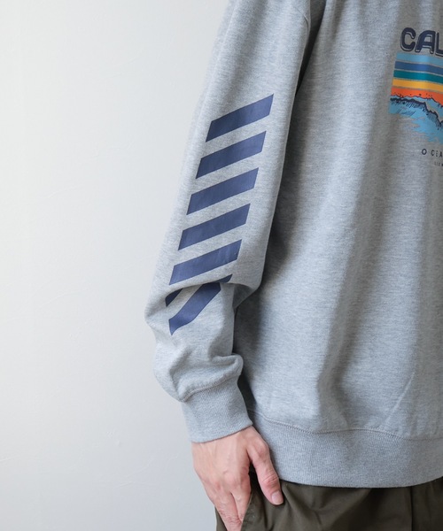 Ocean Pacific(オーシャンパシフィック)の「【OP:オーピー】ロゴプリント裏起毛クルースウェット / トレーナー ユニセックス(スウェット・メンズ・ベージュ/ネイビー/オフホワイト/ヘザーグレー・MEDIUM/LARGE/X-LARGE)」の20枚目の写真