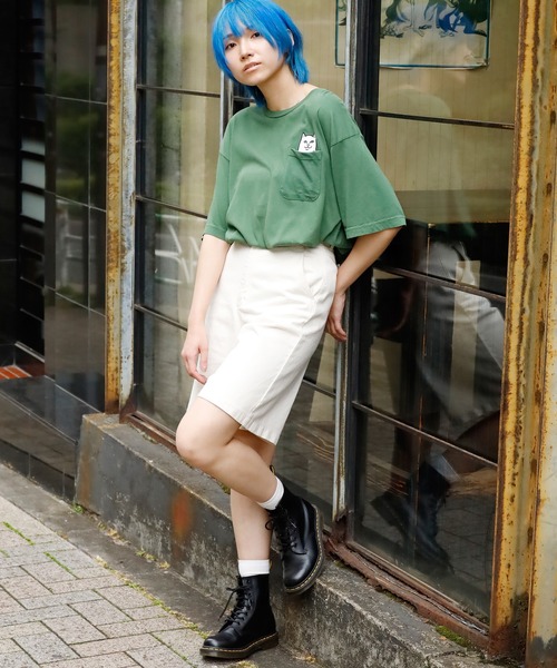 RIPNDIP(リップンディップ)の「RIPNDIP/リップンディップ Lord Nermal Pocket Tee ポケット付き半袖Tシャツ(Tシャツ/カットソー・メンズ・ブラック/ダークオレンジ/ダークブルー/ダークパープル/ホワイト/ネイビー/ナチュラル/グリーン・L/M/XL)」の14枚目の写真