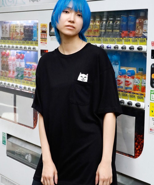 RIPNDIP(リップンディップ)の「RIPNDIP/リップンディップ Lord Nermal Pocket Tee ポケット付き半袖Tシャツ(Tシャツ/カットソー・メンズ・ブラック/ダークオレンジ/ダークブルー/ダークパープル/ホワイト/ネイビー/ナチュラル/グリーン・L/M/XL)」の11枚目の写真
