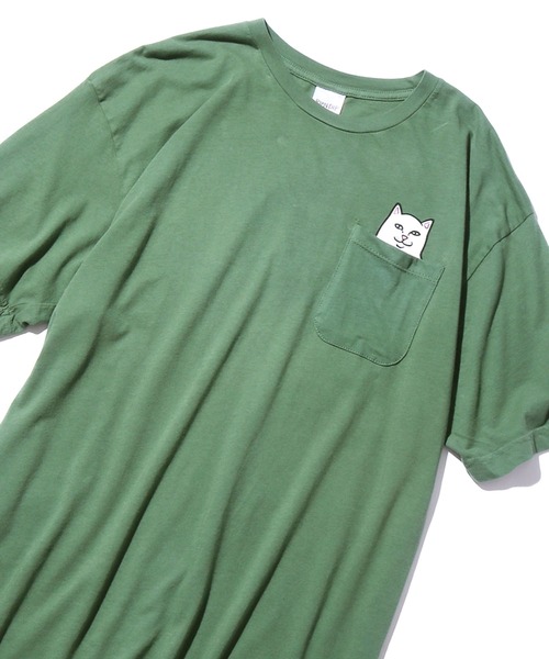 RIPNDIP(リップンディップ)の「RIPNDIP/リップンディップ Lord Nermal Pocket Tee ポケット付き半袖Tシャツ(Tシャツ/カットソー・メンズ・ブラック/ダークオレンジ/ダークブルー/ダークパープル/ホワイト/ネイビー/ナチュラル/グリーン・L/M/XL)」の15枚目の写真