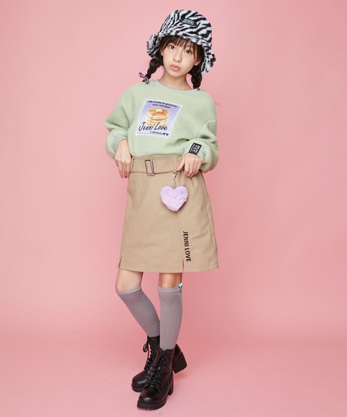 JENNI love（ジェニィラブ）の「ベアプリントテープリブハイソックス（ソックス/靴下・キッズ・ブラック/グレー/ネイビー・19-21cm/22-24cm）」の11枚目の写真