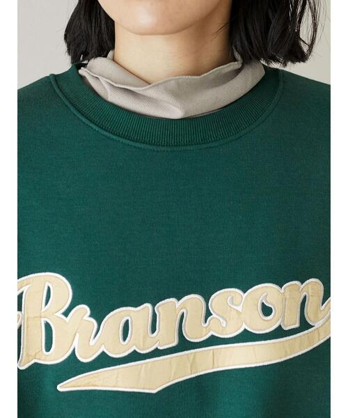 Green Parks(グリーンパークス)の「・novem 9 サテンシシュウロゴウラキモウスウェット*(スウェット・レディース・ブラック/レッド/グリーン/アイボリー・FREE)」の14枚目の写真