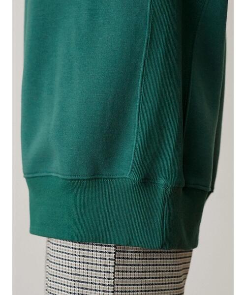 Green Parks(グリーンパークス)の「・novem 9 サテンシシュウロゴウラキモウスウェット*(スウェット・レディース・ブラック/レッド/グリーン/アイボリー・FREE)」の16枚目の写真