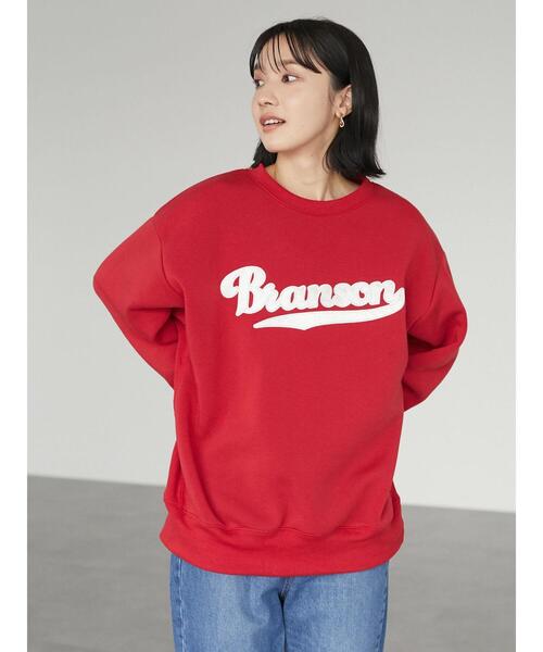 Green Parks(グリーンパークス)の「・novem 9 サテンシシュウロゴウラキモウスウェット*(スウェット・レディース・ブラック/レッド/グリーン/アイボリー・FREE)」の17枚目の写真