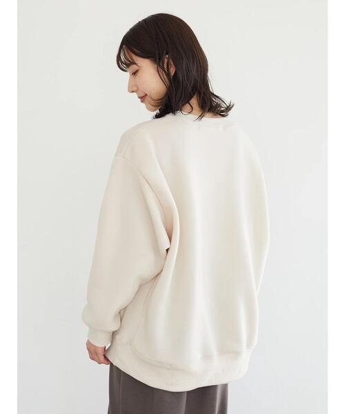 Green Parks(グリーンパークス)の「・novem 9 サテンシシュウロゴウラキモウスウェット*(スウェット・レディース・ブラック/レッド/グリーン/アイボリー・FREE)」の22枚目の写真