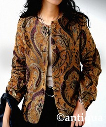 異国情緒漂う！ダマスク柄ヴィンテージジャケット