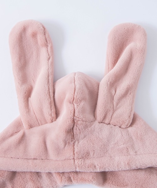 WEGO（ウィゴー）の「WEGO/ウサギスヌード（ネックウォーマー/スヌード・レディース・ホワイト/ブラック/ピンク・FREE）」の15枚目の写真