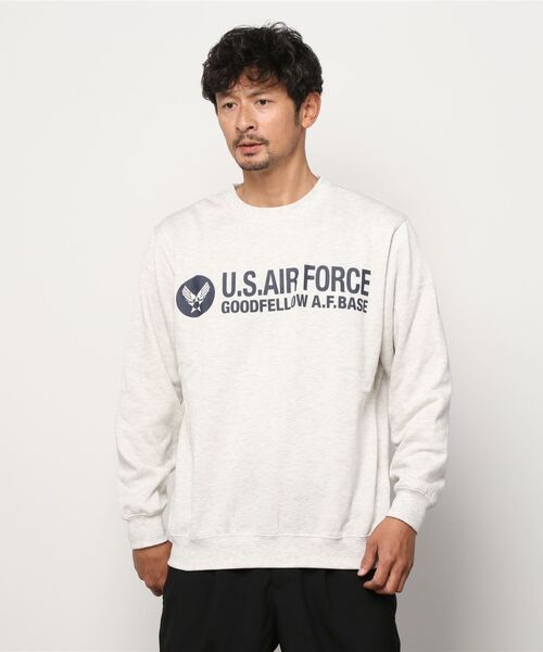 スウェット・トレーナー EXTRAORDINARY R.S.P STANDARD FIT CREW White トレーナー メンズ レディース スウェット 長袖 無地 プリント