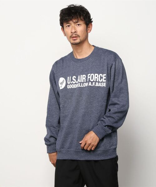 MARUKAWA(マルカワ)の「US AIR FORCE ミリタリーロゴプリント スウェットトレーナー(スウェット・メンズ・ホワイト/ブラック/ネイビー/ホワイト系その他/杢グレー/ブルー系その他/ホワイト系その他2/ブルー系その他2/グレー系その他/ブルー系その他3・LL/M/L)」の22枚目の写真