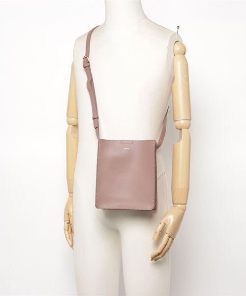 ALWAYS GOOD TIME(オルウェイズグッドタイム)の「ヴィーガンレザー スクエアフォルム ミニショルダーバッグ(ショルダーバッグ・レディース・ブラック/ベージュ/ブラウン・FREE)」の7枚目の写真