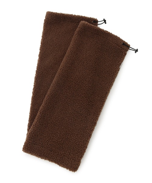 NERGY(ナージー)の「ボアレッグウォーマー(レッグウォーマー・レディース・ブラック/ダークブラウン・FREE)」の1枚目の写真