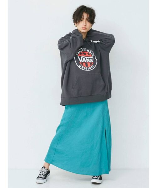 Ungrid（アングリッド）の「スリットフレアスカート（スカート・レディース・ブラック/ターコイズブルー/ベージュ・FREE）」の16枚目の写真