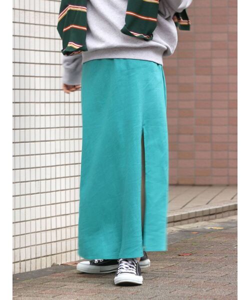 Ungrid（アングリッド）の「スリットフレアスカート（スカート・レディース・ブラック/ターコイズブルー/ベージュ・FREE）」の21枚目の写真