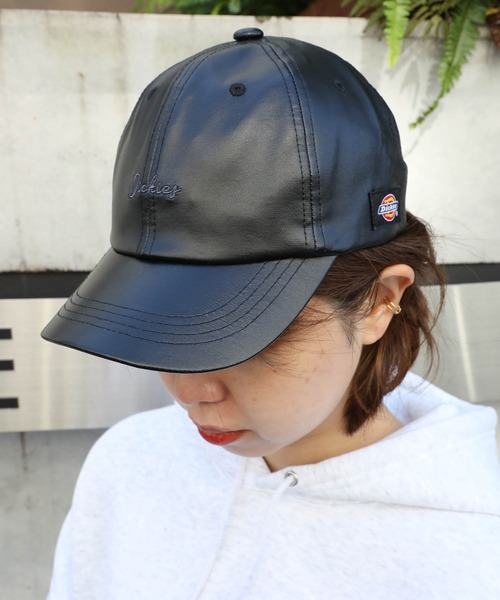 Dickies（ディッキーズ）の「Dickies/ディッキーズ/Pu CAP 14854400（キャップ・レディース・アイボリー/ブラック・FREE）」の2枚目の写真