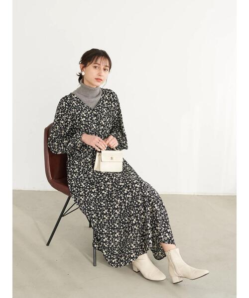 earth music&ecology（アースミュージックアンドエコロジー）の「リブタートルニット＊（ニット/セーター・レディース・アイボリー/ブラック/杢グレー/キャメル・M/S）」の17枚目の写真