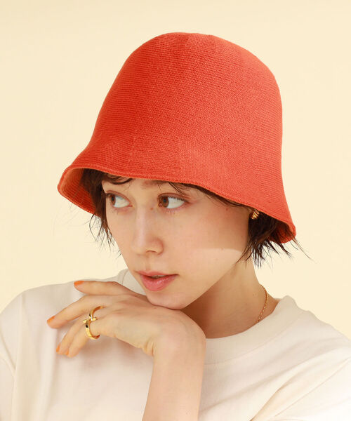 Ray BEAMS（レイビームス）の「Ray BEAMS / リバーシブル サーモ ハット（ハット・レディース・ブラック/グリーン/オレンジ・ONE SIZE）」の3枚目の写真