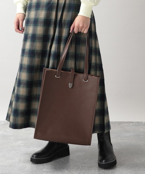 RAGEBLUE（レイジブルー）の「デコメタル/コンパクトトートバッグ/261906（トートバッグ・メンズ・ブラック/ブラウン/オフホワイト・FREE）」の3枚目の写真