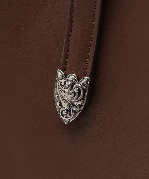 RAGEBLUE（レイジブルー）の「デコメタル/コンパクトトートバッグ/261906（トートバッグ・メンズ・ブラック/ブラウン/オフホワイト・FREE）」の10枚目の写真