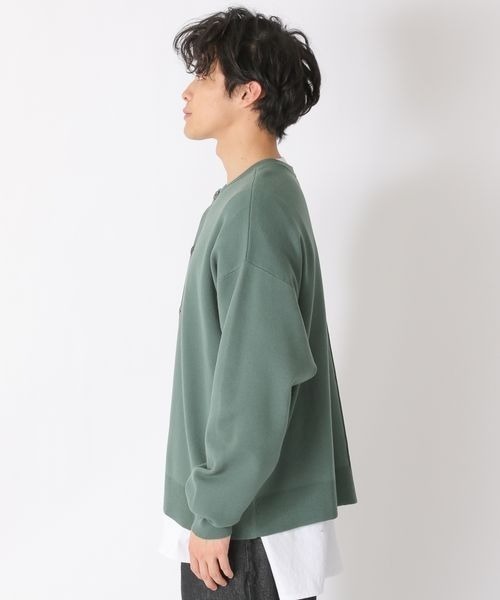 LOWRYS FARM(ローリーズファーム)の「2WAYクルーネックカーデ 263015(カーディガン/ボレロ・レディース・カーキ/グレー/ブルー・MEDIUM/LARGE)」の9枚目の写真