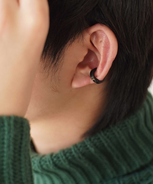 Port（ポート）の「メタル フェイクピアス イヤーカフ 3色set ( ユニセックス / メンズアクセ )（イヤーカフ・メンズ・その他・FREE）」の3枚目の写真
