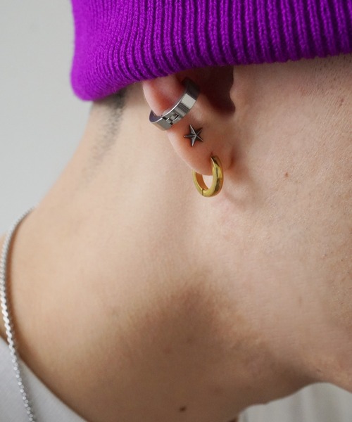 Port（ポート）の「メタル フェイクピアス イヤーカフ 3色set ( ユニセックス / メンズアクセ )（イヤーカフ・メンズ・その他・FREE）」の10枚目の写真