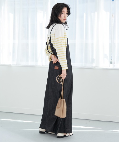 Wrangler（ラングラー）の「Wrangler　サロペットスカート*（ワンピース・レディース・ブルー系その他/その他6・FREE）」の2枚目の写真