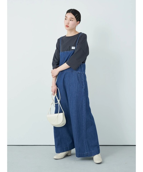 Wrangler（ラングラー）の「Wrangler　サロペットスカート*（ワンピース・レディース・ブルー系その他/その他6・FREE）」の3枚目の写真