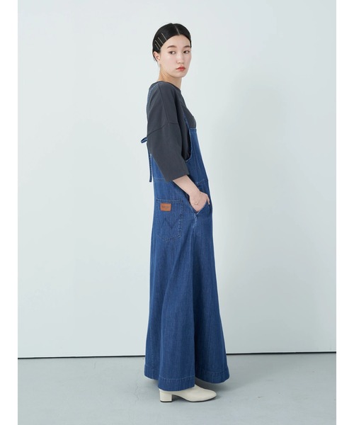 Wrangler（ラングラー）の「Wrangler　サロペットスカート*（ワンピース・レディース・ブルー系その他/その他6・FREE）」の5枚目の写真