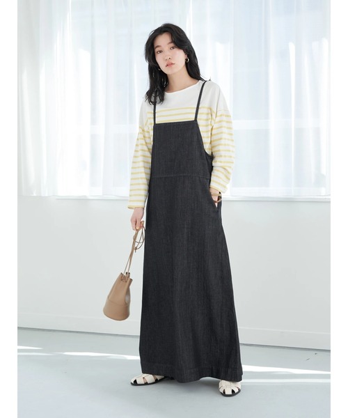 Wrangler（ラングラー）の「Wrangler　サロペットスカート*（ワンピース・レディース・ブルー系その他/その他6・FREE）」の9枚目の写真