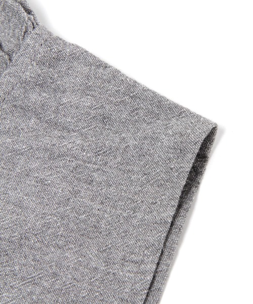 studio CLIP（スタディオクリップ）の「ボタンスタンドコットン付け襟（付け襟・レディース・グレー/オフホワイト/ブルー・FREE）」の7枚目の写真