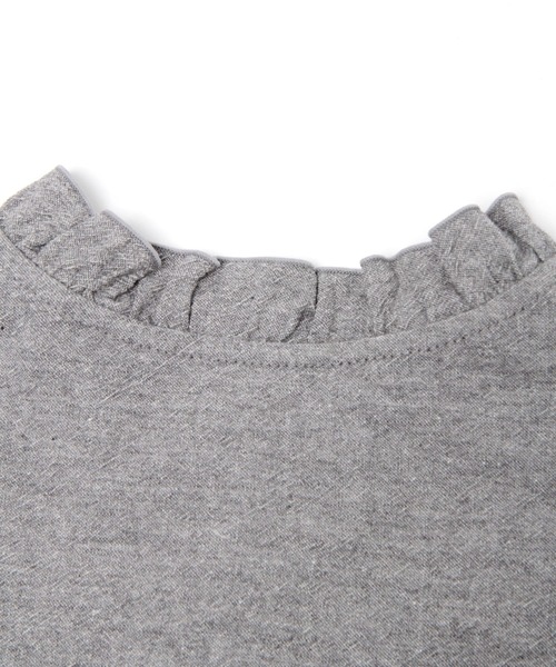 studio CLIP（スタディオクリップ）の「ボタンスタンドコットン付け襟（付け襟・レディース・グレー/オフホワイト/ブルー・FREE）」の9枚目の写真