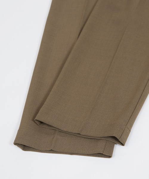 improves(インプローブス)の「ナチュラルストレッチ タック ストレート スラックスパンツ セットアップ対応(スラックス・メンズ・ブラウン/チャコール/グリーン・LARGE/MEDIUM)」の19枚目の写真