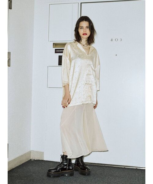 jouetie(ジュエティ)の「レースアップマーメイドスカート(スカート・レディース・ブラック/アイボリー/その他1/その他2/ブルー・MEDIUM)」の13枚目の写真