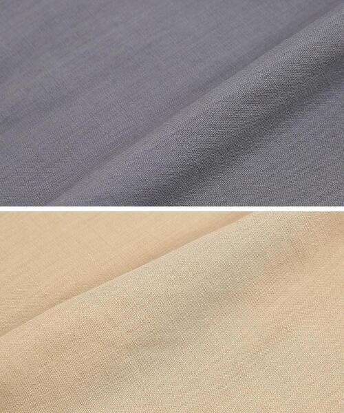 coen（コーエン）の「ボリュームスリーブタックブラウス（シャツ/ブラウス・レディース・ダークグレー/ベージュ・L/M）」の14枚目の写真