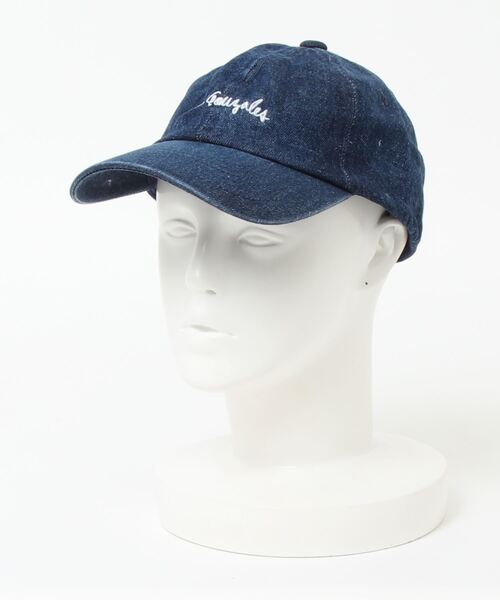 Mark Gonzales（マーク・ゴンザレス）の「【 Mark Gonzales / マークゴンザレス 】 別注 刺繍ロゴ ローキャップ（キャップ・レディース・ブラック/ネイビー/ピンク/インディゴブルー/ミント/ブラック×ホワイト/ブラック×ピンク/サックスブルー系1/サックスブルー系2/ブルー系・FREE）」の16枚目の写真