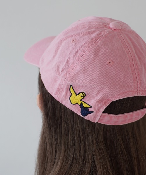 Mark Gonzales（マーク・ゴンザレス）の「【 Mark Gonzales / マークゴンザレス 】 別注 刺繍ロゴ ローキャップ（キャップ・レディース・ブラック/ネイビー/ピンク/インディゴブルー/ミント/ブラック×ホワイト/ブラック×ピンク/サックスブルー系1/サックスブルー系2/ブルー系・FREE）」の14枚目の写真