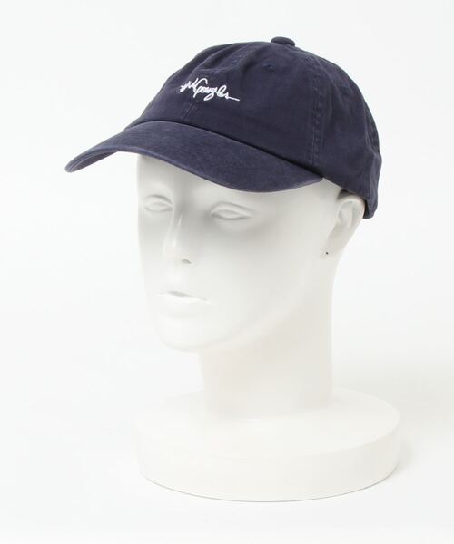 Mark Gonzales（マーク・ゴンザレス）の「【 Mark Gonzales / マークゴンザレス 】 別注 刺繍ロゴ ローキャップ（キャップ・レディース・ブラック/ネイビー/ピンク/インディゴブルー/ミント/ブラック×ホワイト/ブラック×ピンク/サックスブルー系1/サックスブルー系2/ブルー系・FREE）」の20枚目の写真