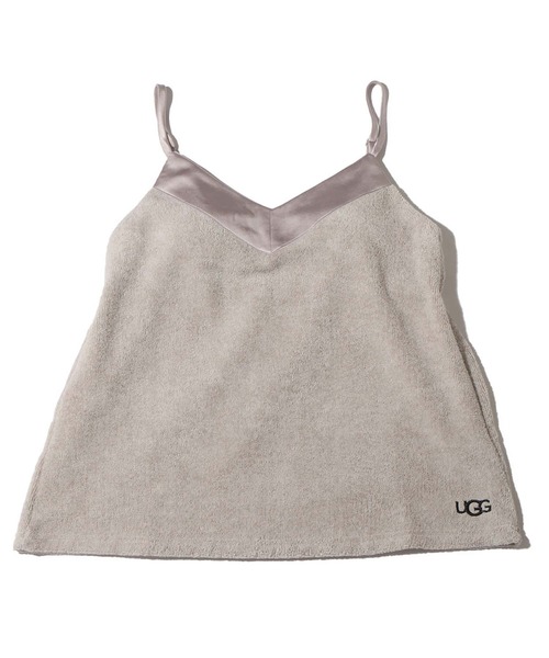 UGG（アグ）の「UGG@mos パイルサテン切替 キャミ / アグ パイルサテンキリカエ キャミ（キャミソール・レディース・ベージュ/グレー/ピンク・M/L）」の2枚目の写真