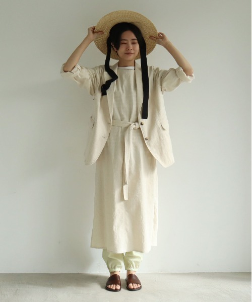 yuni（ユニ ）の「コットンリネン natural toutch wrap