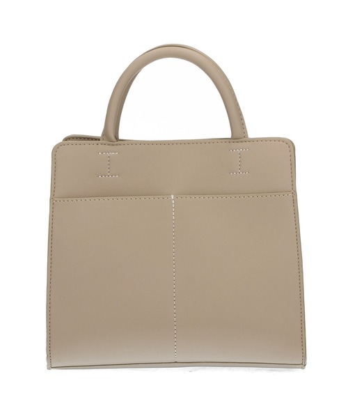 ADAM ET ROPE'（アダムエロペ）の「ソフトフェイクレザーミニバッグ（ショルダーバッグ・レディース・チャコールグレー/グレー・FREE）」の7枚目の写真