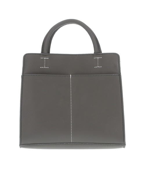 ADAM ET ROPE'（アダムエロペ）の「ソフトフェイクレザーミニバッグ（ショルダーバッグ・レディース・チャコールグレー/グレー・FREE）」の10枚目の写真