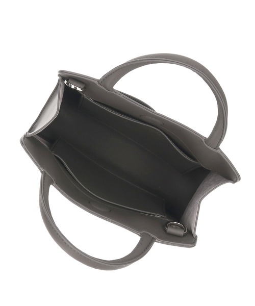 ADAM ET ROPE'（アダムエロペ）の「ソフトフェイクレザーミニバッグ（ショルダーバッグ・レディース・チャコールグレー/グレー・FREE）」の12枚目の写真