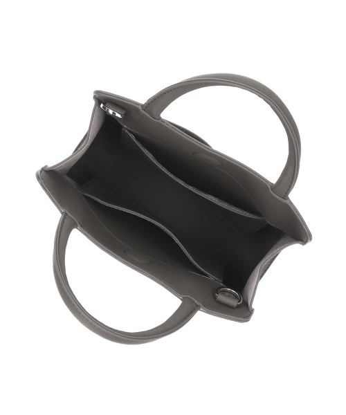 ADAM ET ROPE'（アダムエロペ）の「ソフトフェイクレザーミニバッグ（ショルダーバッグ・レディース・チャコールグレー/グレー・FREE）」の13枚目の写真