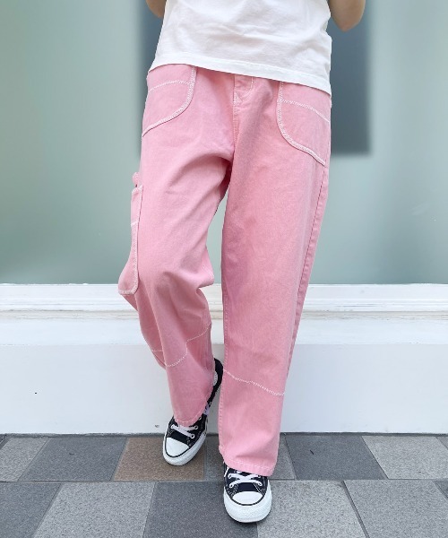 Candy Stripper（キャンディストリッパー）の「5 POCKET TAPERED パンツ（その他パンツ・レディース・グリーン/ピンク/アイボリー・1/2）」の3枚目の写真