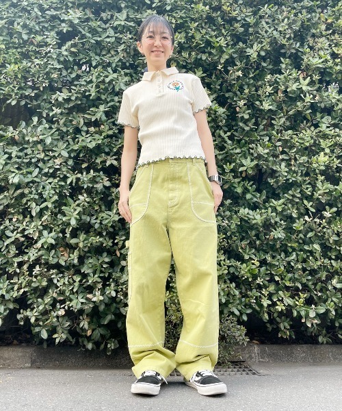 Candy Stripper（キャンディストリッパー）の「5 POCKET TAPERED パンツ（その他パンツ・レディース・グリーン/ピンク/アイボリー・1/2）」の21枚目の写真