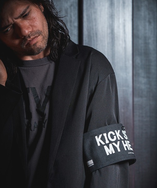 NOISESCAPE（ノイズスケープ）の「mko10373- Print Design Armband アームバンド（アームカバー・メンズ・ホワイト系その他2/ブラック系その他/ブラック/ホワイト系その他/ブラック系その他2/オフホワイト・FREE）」の5枚目の写真
