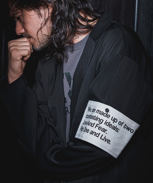 NOISESCAPE（ノイズスケープ）の「mko10373- Print Design Armband アームバンド（アームカバー・メンズ・ホワイト系その他2/ブラック系その他/ブラック/ホワイト系その他/ブラック系その他2/オフホワイト・FREE）」の3枚目の写真