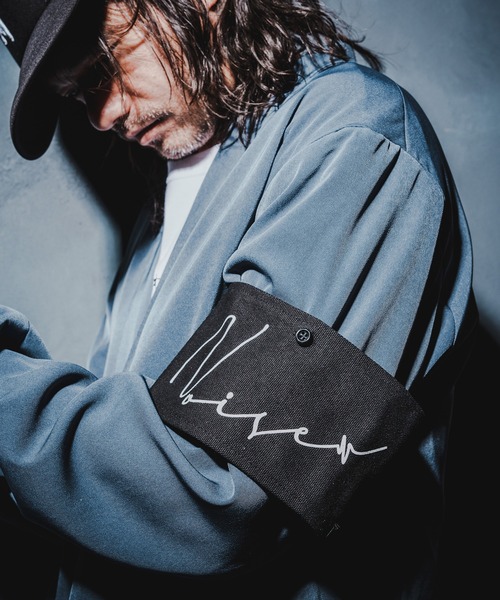NOISESCAPE（ノイズスケープ）の「mko10373- Print Design Armband アームバンド（アームカバー・メンズ・ホワイト系その他2/ブラック系その他/ブラック/ホワイト系その他/ブラック系その他2/オフホワイト・FREE）」の4枚目の写真